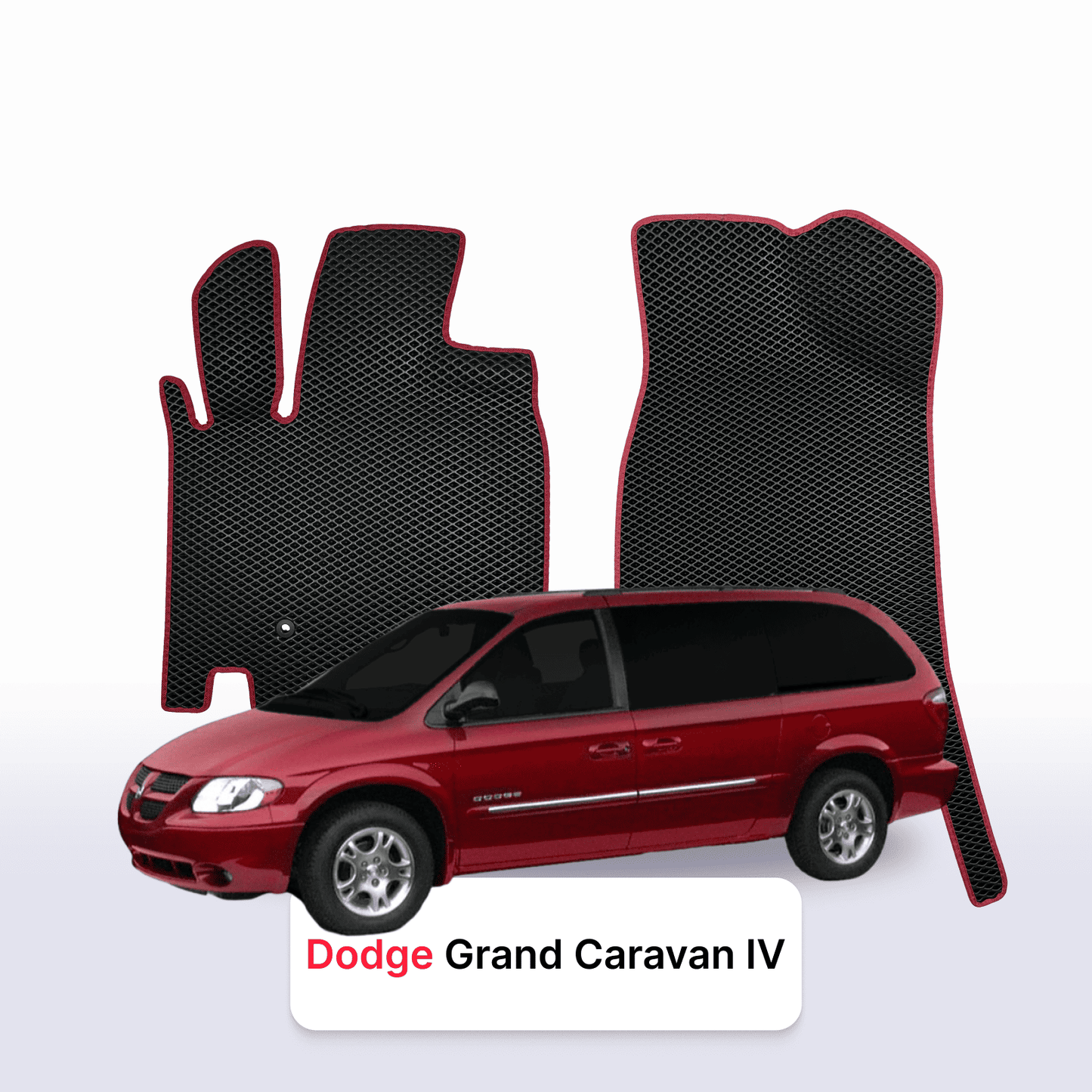 EVA auto paklāji Dodge Grand Caravan 4 paaudze 2000-2007 gads MINIVENS