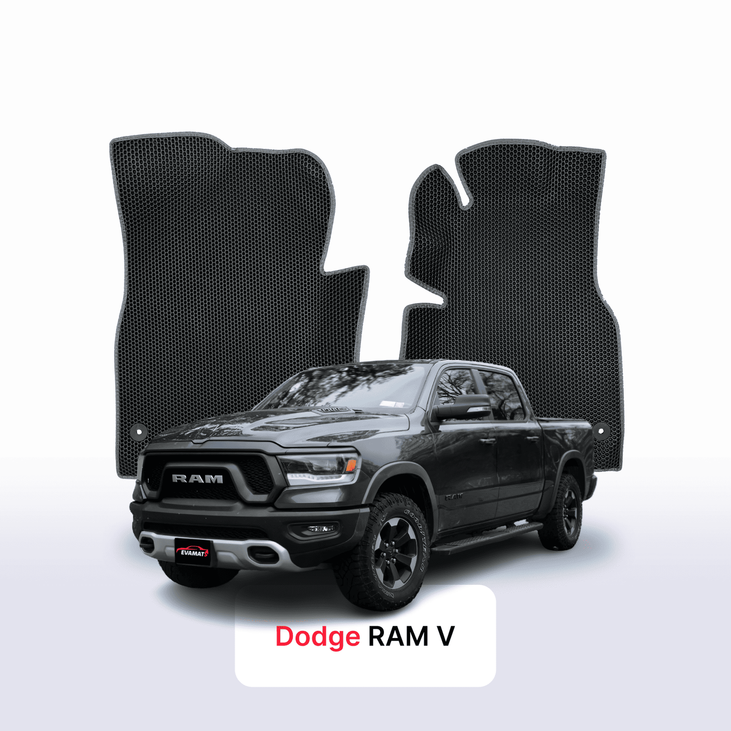 EVA auto paklāji Dodge RAM pre-facelift 5 paaudze 2019-2024 gads PICK-UP  double cabin