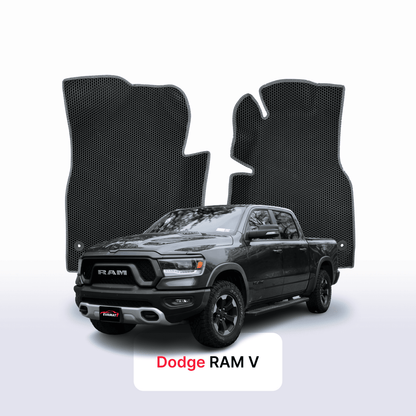 EVA auto paklāji Dodge RAM pre-facelift 5 paaudze 2019-2024 gads PICK-UP  double cabin