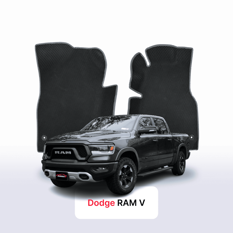 EVA auto paklāji Dodge RAM pre-facelift 5 paaudze 2019-2024 gads PICK-UP  double cabin