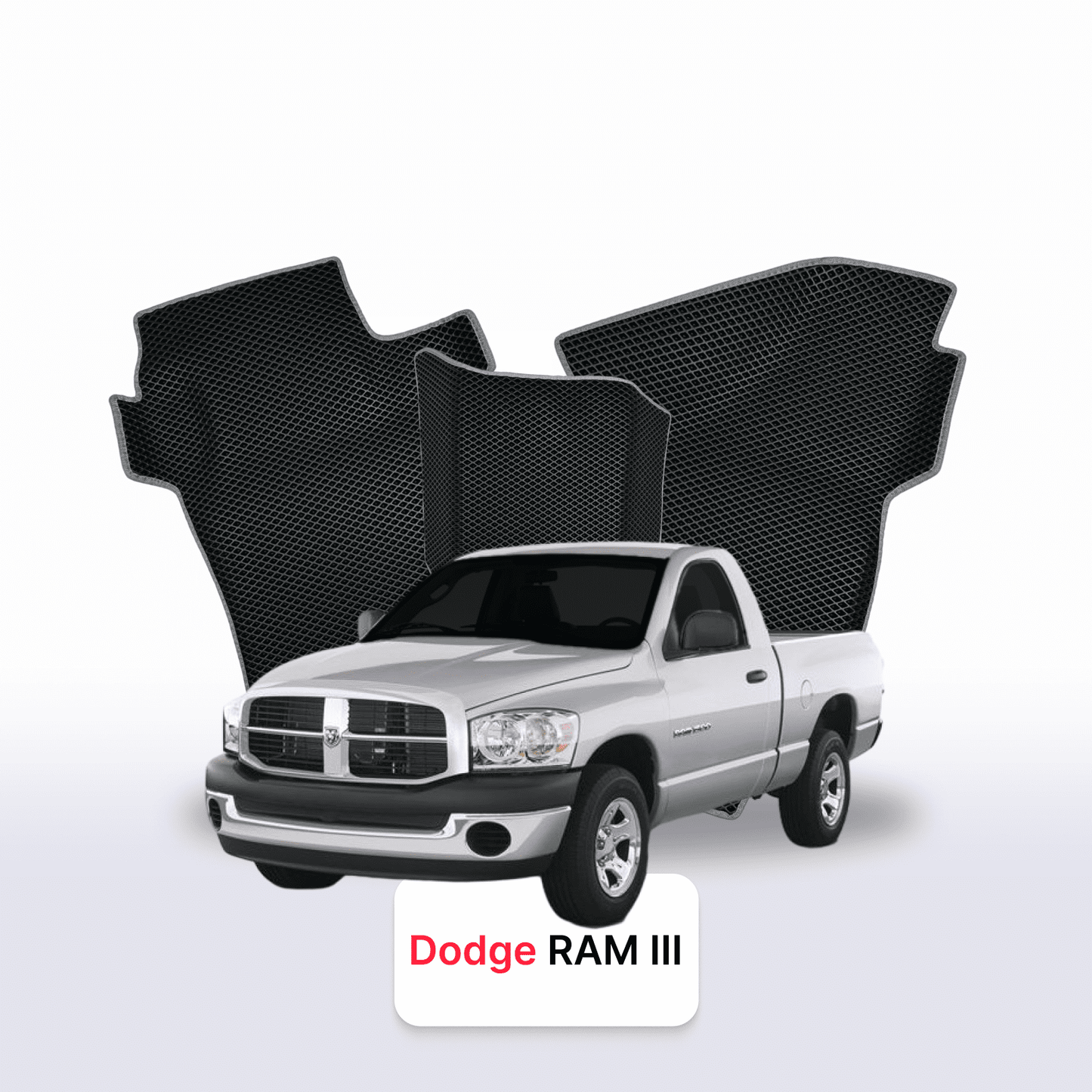 EVA auto paklāji Dodge RAM(DRDH) 3 paaudze 2001-2009 gads PICK-UP single cabin