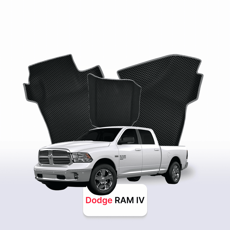 EVA auto paklāji Dodge RAM(DSDJ) 4 paaudze 2008-2019 gads PICK-UP  double cabin