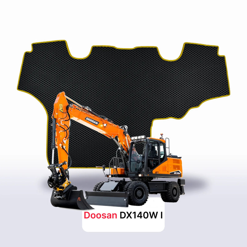 EVA auto paklāji Doosan DX140W 1 paaudze 2009-2024 gads EKSKAVATORS
