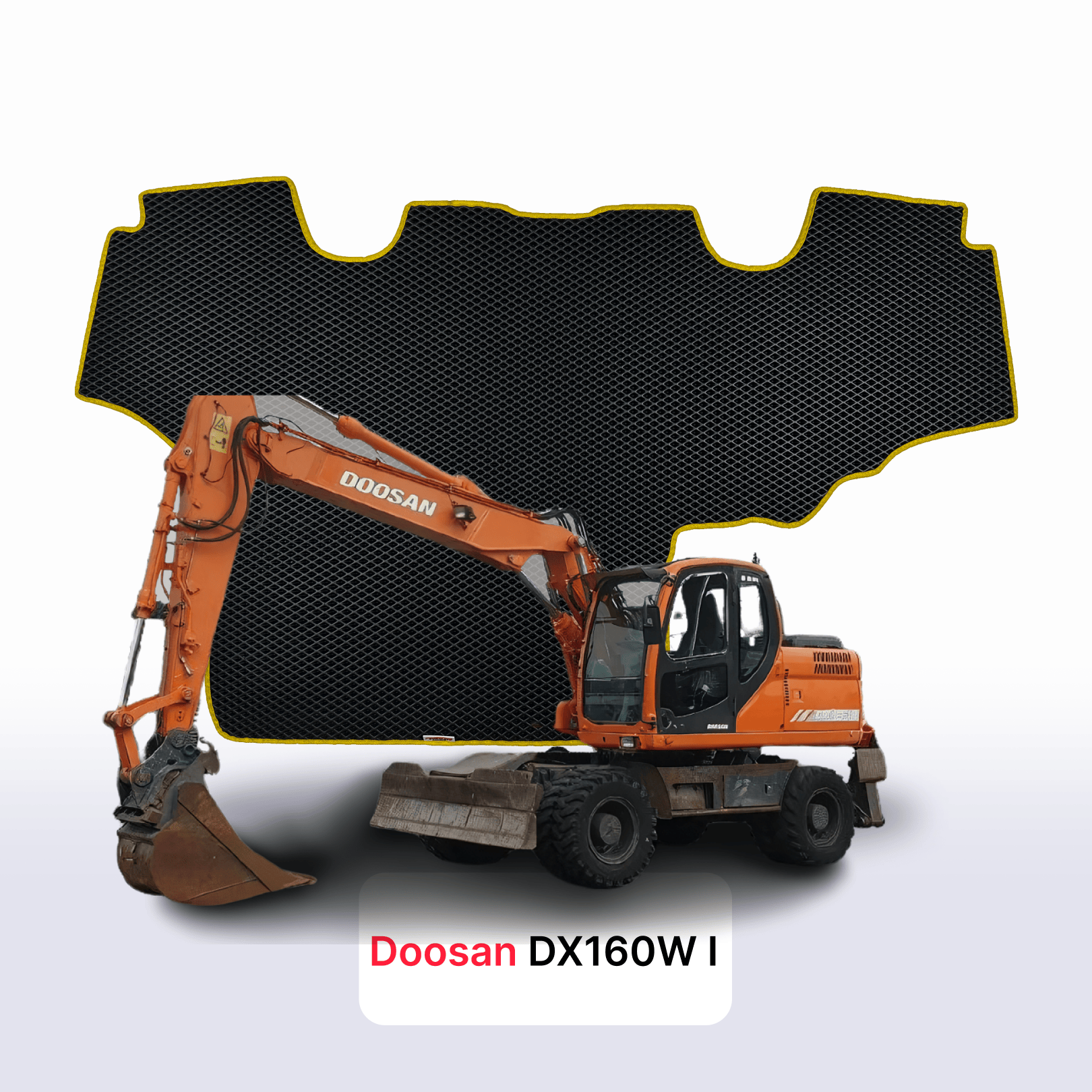 EVA auto paklāji Doosan DX160W 1 paaudze 2008-2024 gads EKSKAVATORS