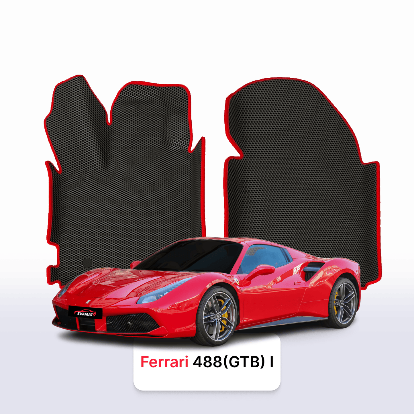 EVA auto paklāji Ferrari 488 (GTB) 1 paaudze 2015-2019 gads KUPEJA