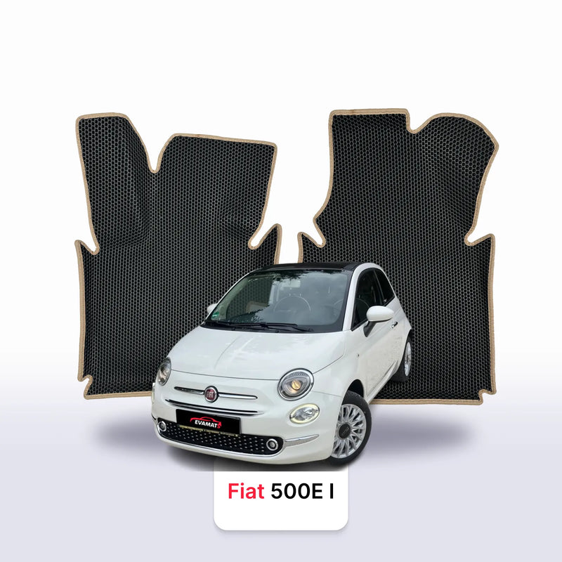 EVA auto paklāji Fiat 500e 1 paaudze 2013-2019 gads ELECTRIC HEČBEKS 3 DOOR KABRIOLETS
