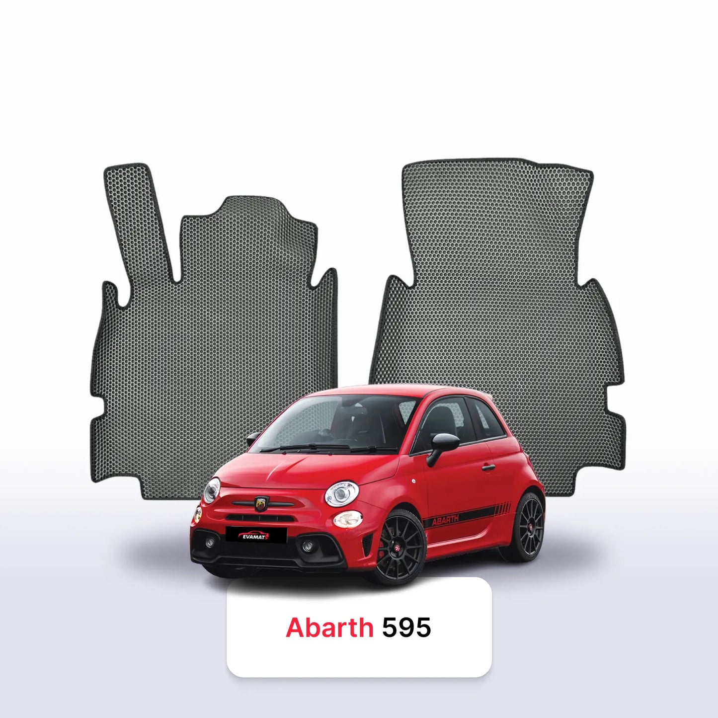 EVA auto paklāji Fiat 595(Abarth) 2 paaudze 2007-2024 gads HEČBEKS 3 durvju