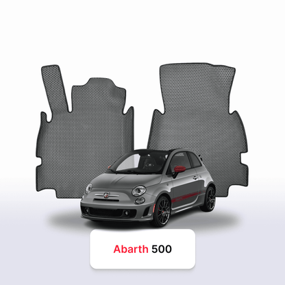 EVA auto paklāji Fiat 500(Abarth) 2 paaudze 2007-2024 gads HEČBEKS 3 durvju KABRIOLETS