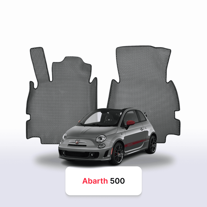 EVA auto paklāji Fiat 500(Abarth) 2 paaudze 2007-2024 gads HEČBEKS 3 durvju KABRIOLETS