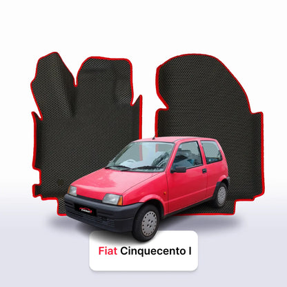 EVA auto paklāji Fiat Cinquecento 1 paaudze 1981-1998 gads HEČBEKS 3 durvju