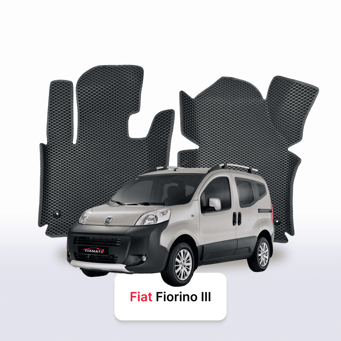 EVA auto paklāji Fiat Fiorino 3 paaudze 2007-2025 gads MINIVENS