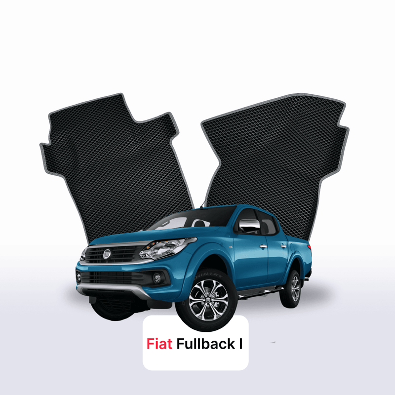 EVA auto paklāji Fiat Fullback 1 paaudze 2016-2020 gads PICK-UP double cabin