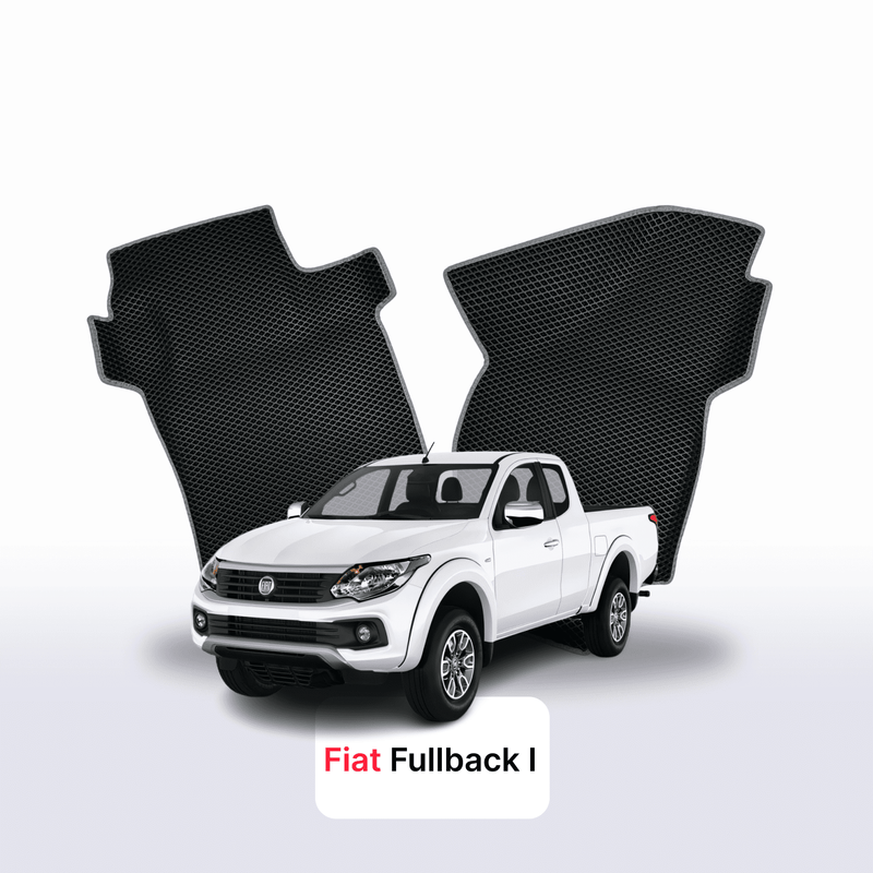 EVA auto paklāji Fiat Fullback 1 paaudze 2016-2020 gads PICK-UP one-and-half cabin