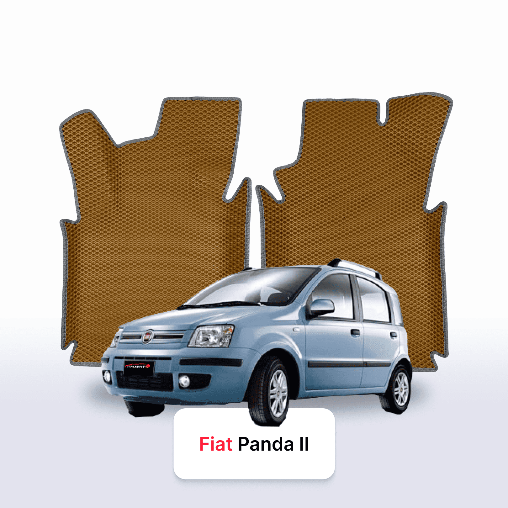 EVA auto paklāji Fiat Panda 2 paaudze 2003-2012 gads HEČBEKS 5 durvju