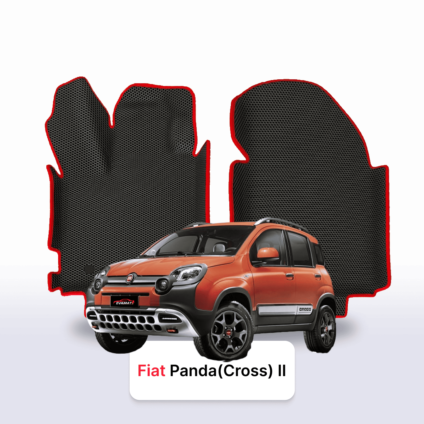 EVA auto paklāji Fiat Panda(Cross) 2 paaudze 2003-2012 gads HEČBEKS 5 durvju