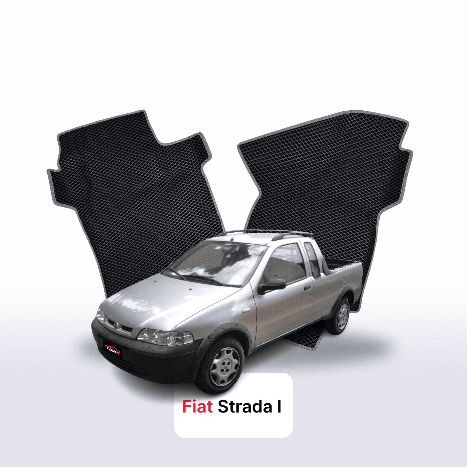 EVA auto paklāji Fiat Strada 1 paaudze 1996-2020 gads PICK-UP single cabin