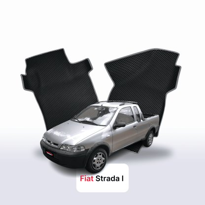 EVA auto paklāji Fiat Strada 1 paaudze 1996-2020 gads PICK-UP single cabin