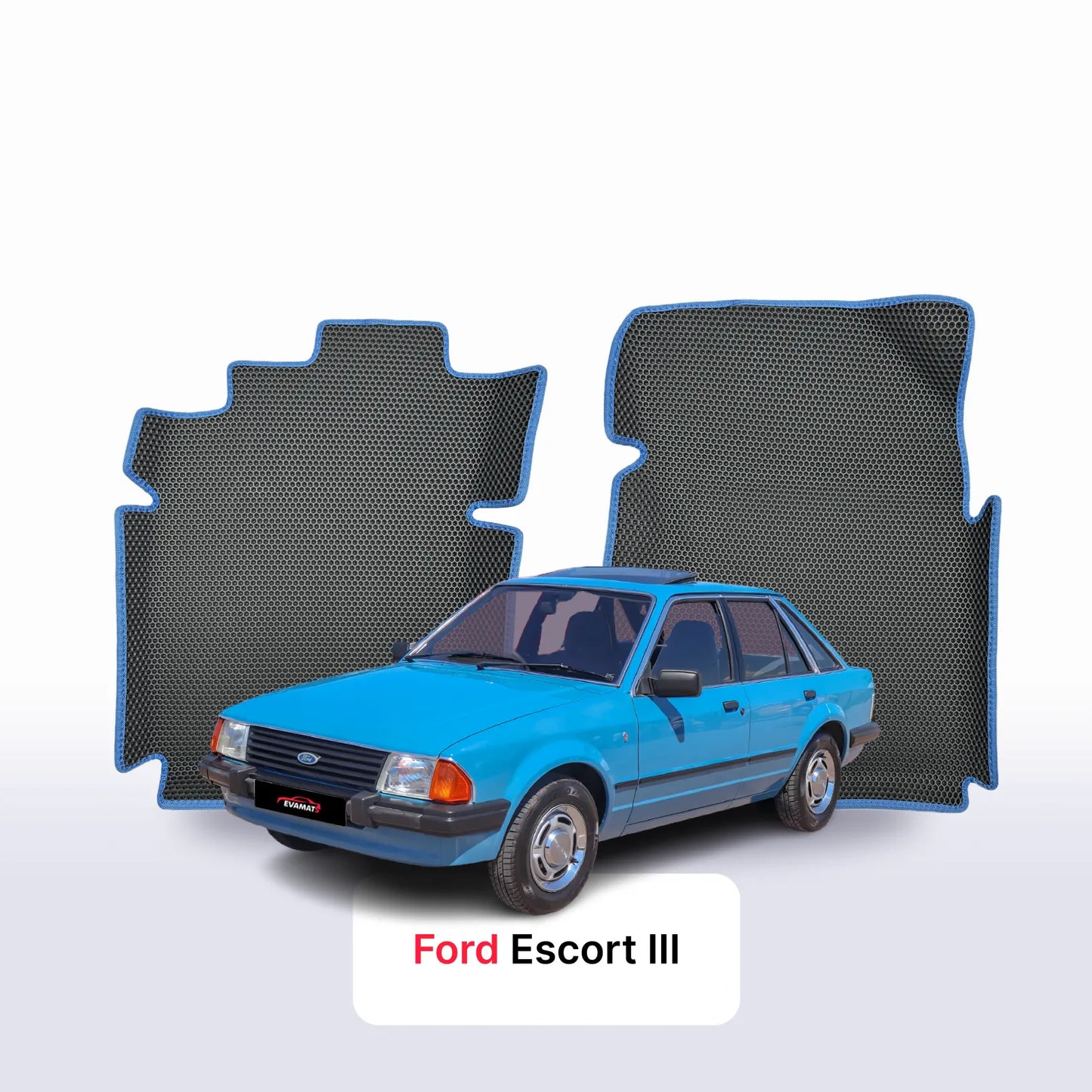 Car mats EVA for Ford Escort 3 gen 1980-1986 year LIFTBACK 5 door