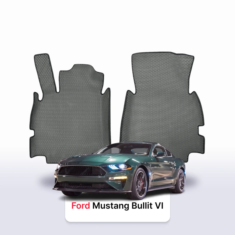 EVA auto paklāji Ford Mustang Bullit VI gen 2018-2023 gads KUPEJA