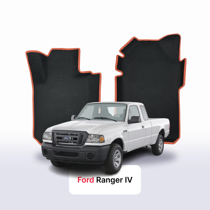 EVA auto paklāji Ford Ranger 4 paaudze 2006-2011 gads PICK-UP półtorej kabiny