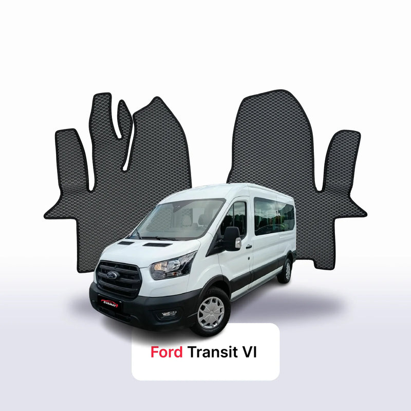 EVA auto paklāji Ford Transit Long 6 paaudze 2018-2027 gads AUTOBUSS 9 seater