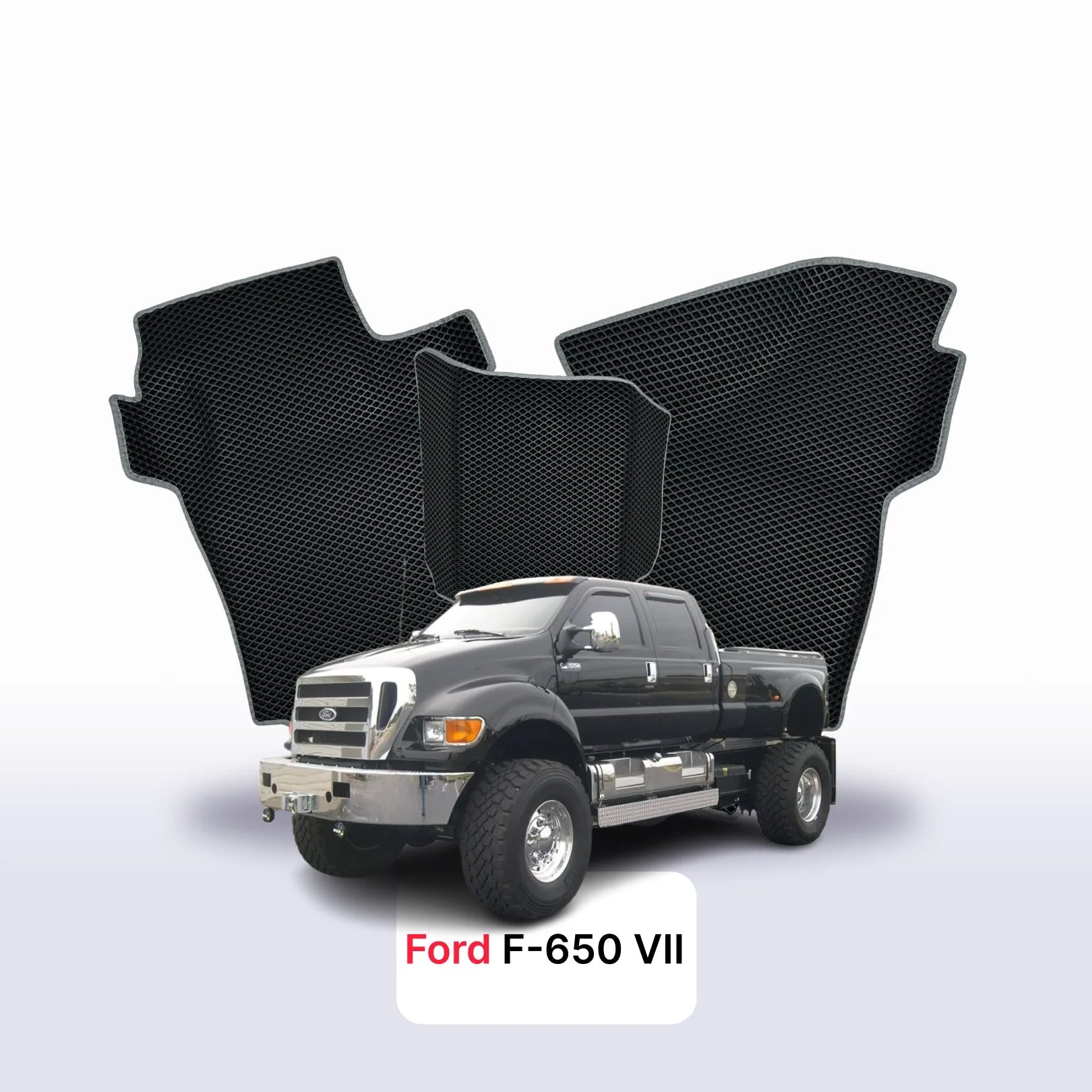 EVA auto paklāji Ford F-650 7 paaudze 2000-2015 gads PICK-UP double cabin