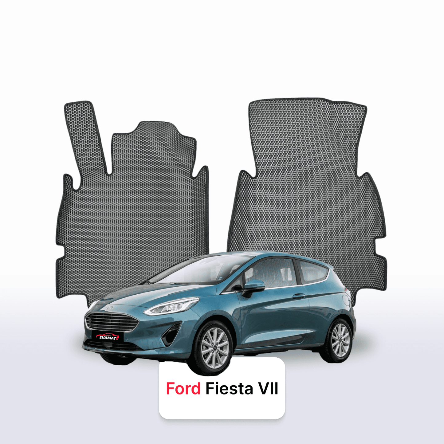 EVA auto paklāji Ford Fiesta 7 paaudze 2017-2023 gads HEČBEKS 3 durvju