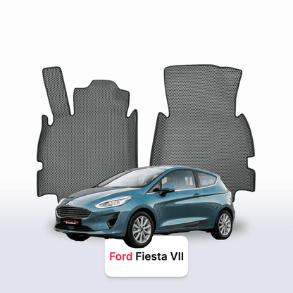 EVA auto paklāji Ford Fiesta 7 paaudze 2017-2023 gads HEČBEKS 3 durvju