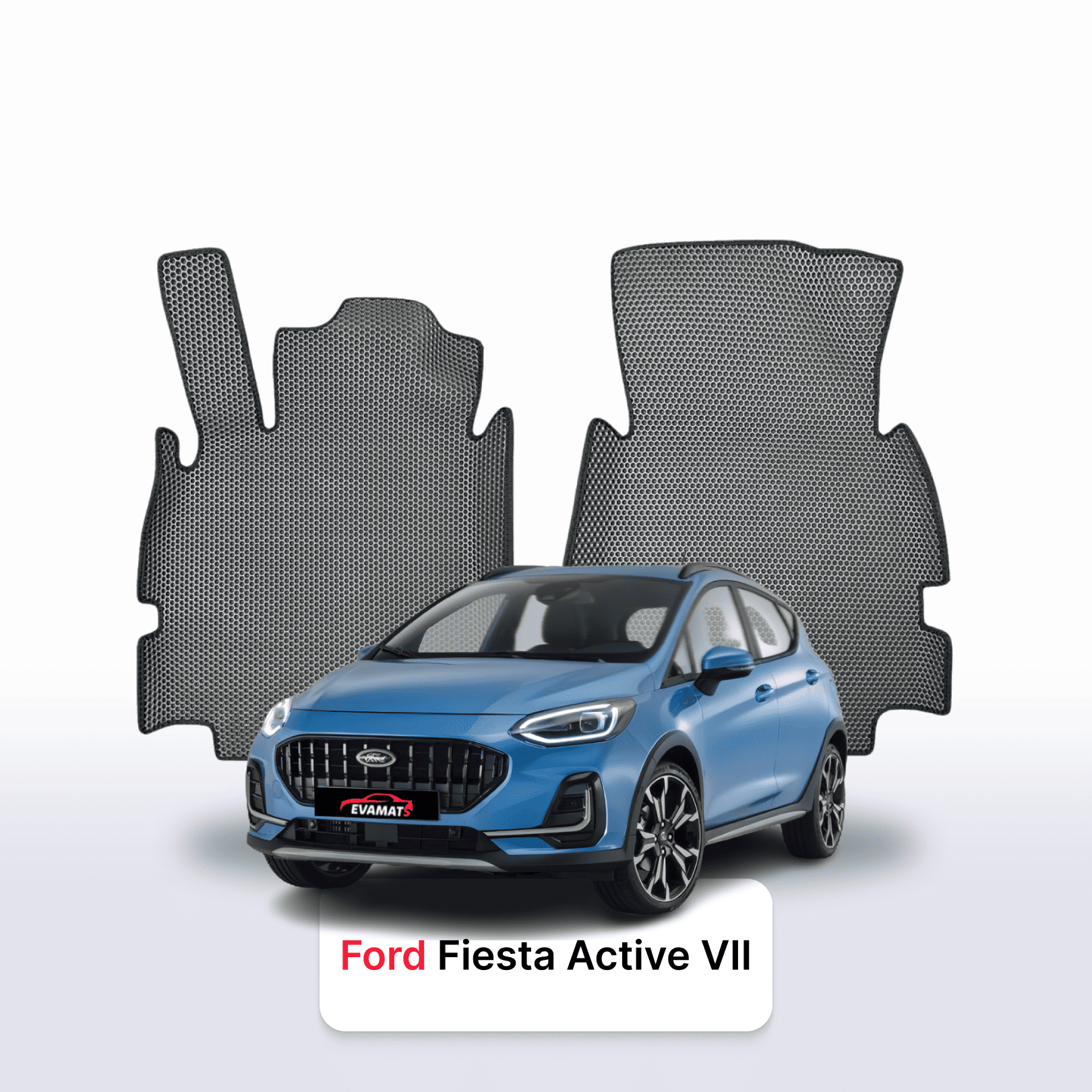 EVA auto paklāji Ford Fiesta Active 7 paaudze 2017-2023 gads HEČBEKS 5 durvju