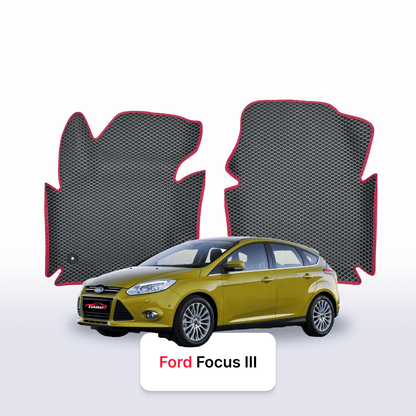 EVA auto paklāji Ford Focus(MK3) 3 paaudze 2010-2019 gads HEČBEKS 5 durvju