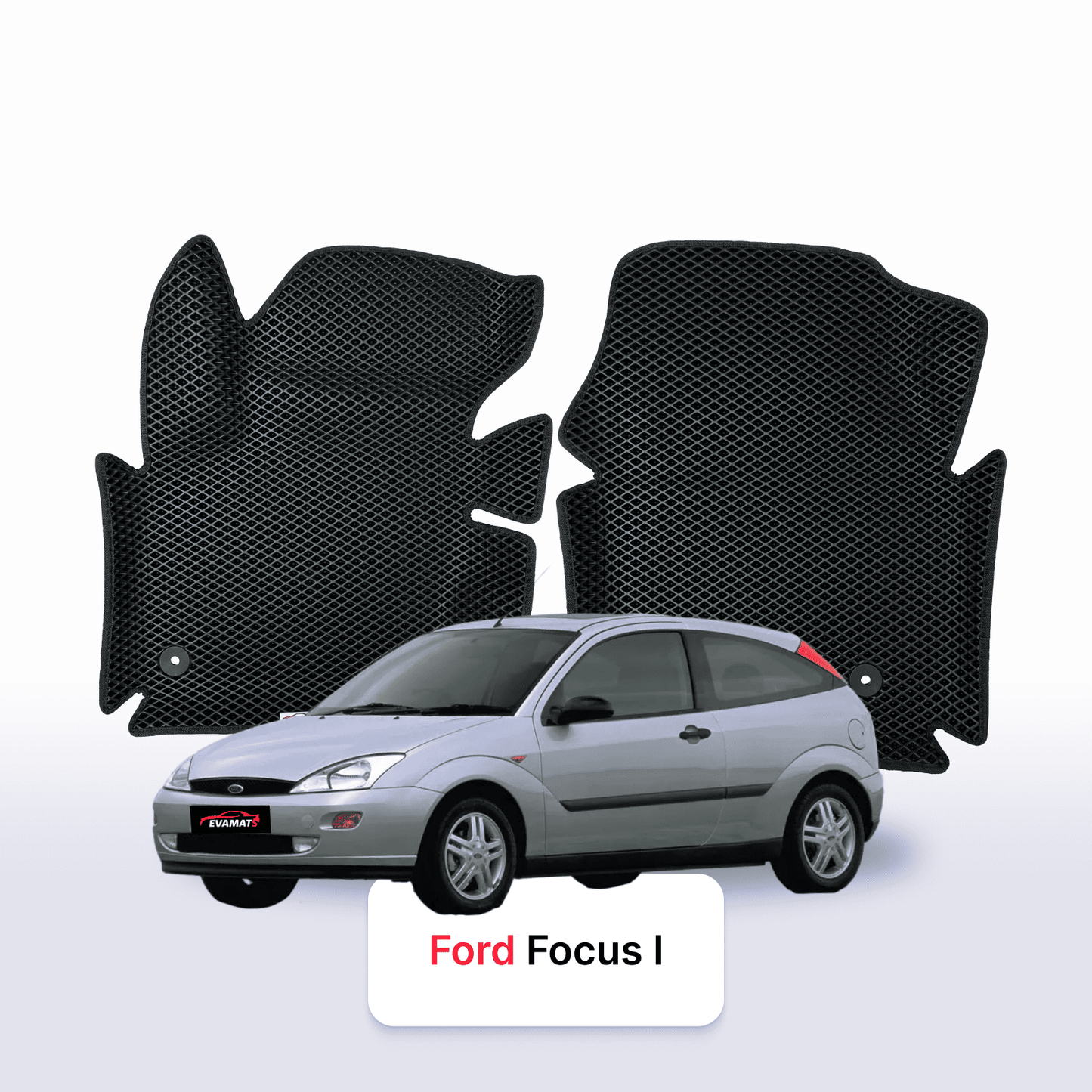 EVA auto paklāji Ford Focus(MK1) 1 paaudze 1998-2004 gads HEČBEKS 3 durvju
