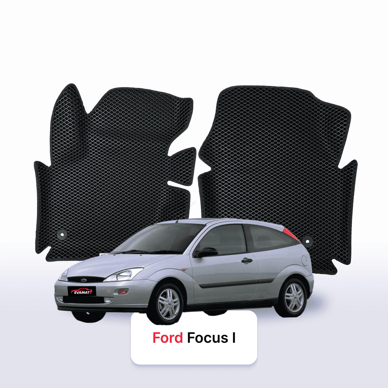EVA auto paklāji Ford Focus(MK1) 1 paaudze 1998-2004 gads HEČBEKS 3 durvju