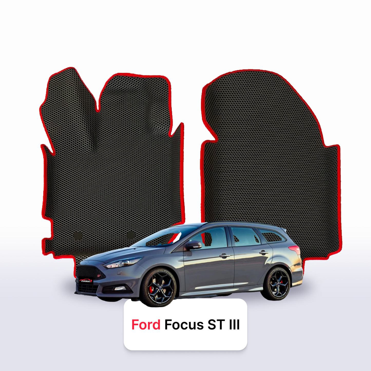 EVA auto paklāji Ford Focus ST(MK3) 3 paaudze 2012-2018 gads UNIVERSĀLIS