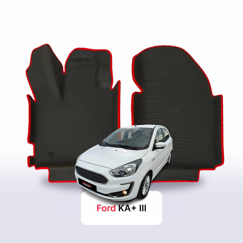 EVA auto paklāji Ford KA+ 3 paaudze 2016-2020 HEČBEKS 5 durvju