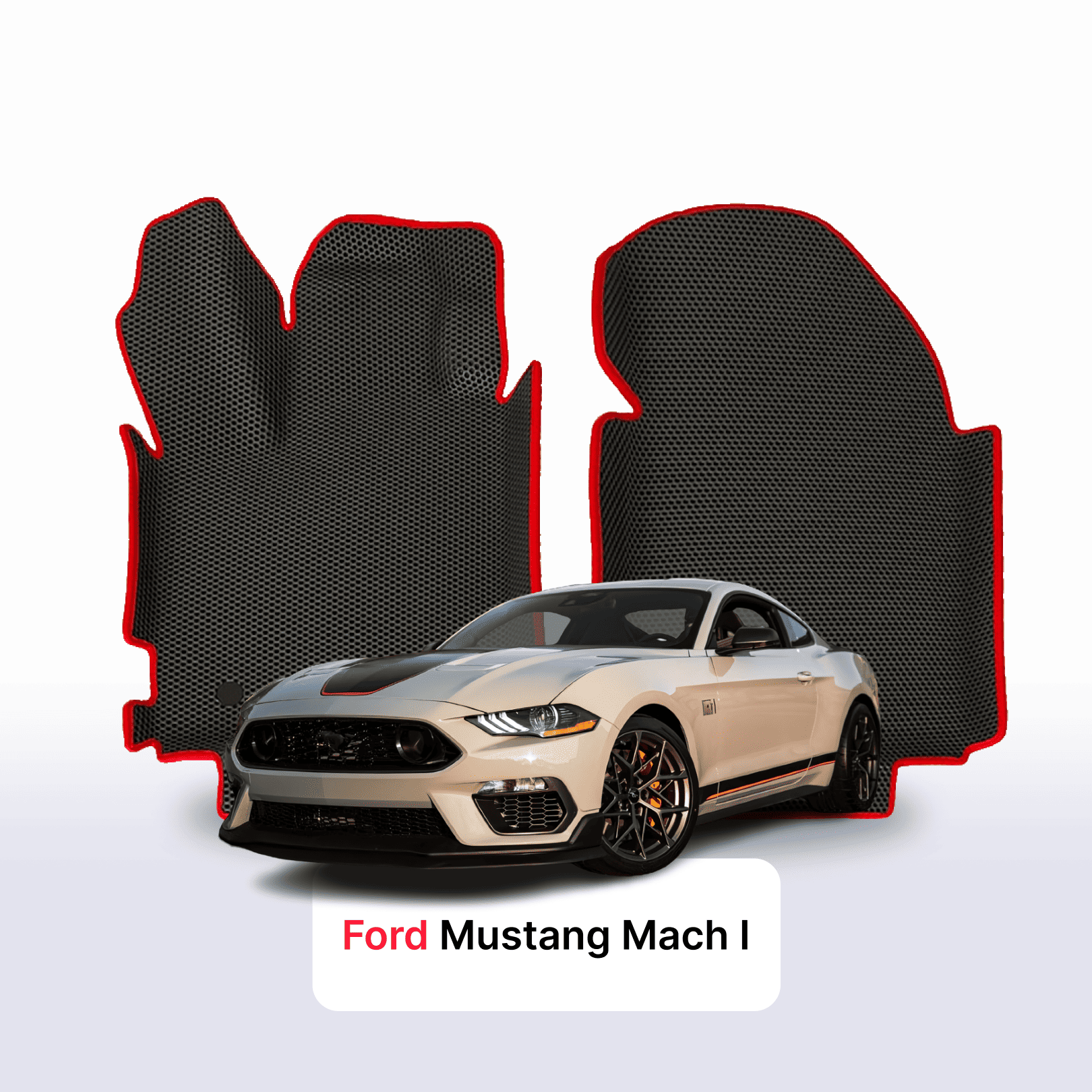 EVA auto paklāji Ford Mustang Mach 1 (1 paaudze) 2021-2024 gads KUPEJA