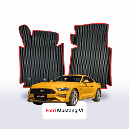 EVA auto paklāji Ford Mustang 6 paaudze 2014-2023 gads KUPEJA