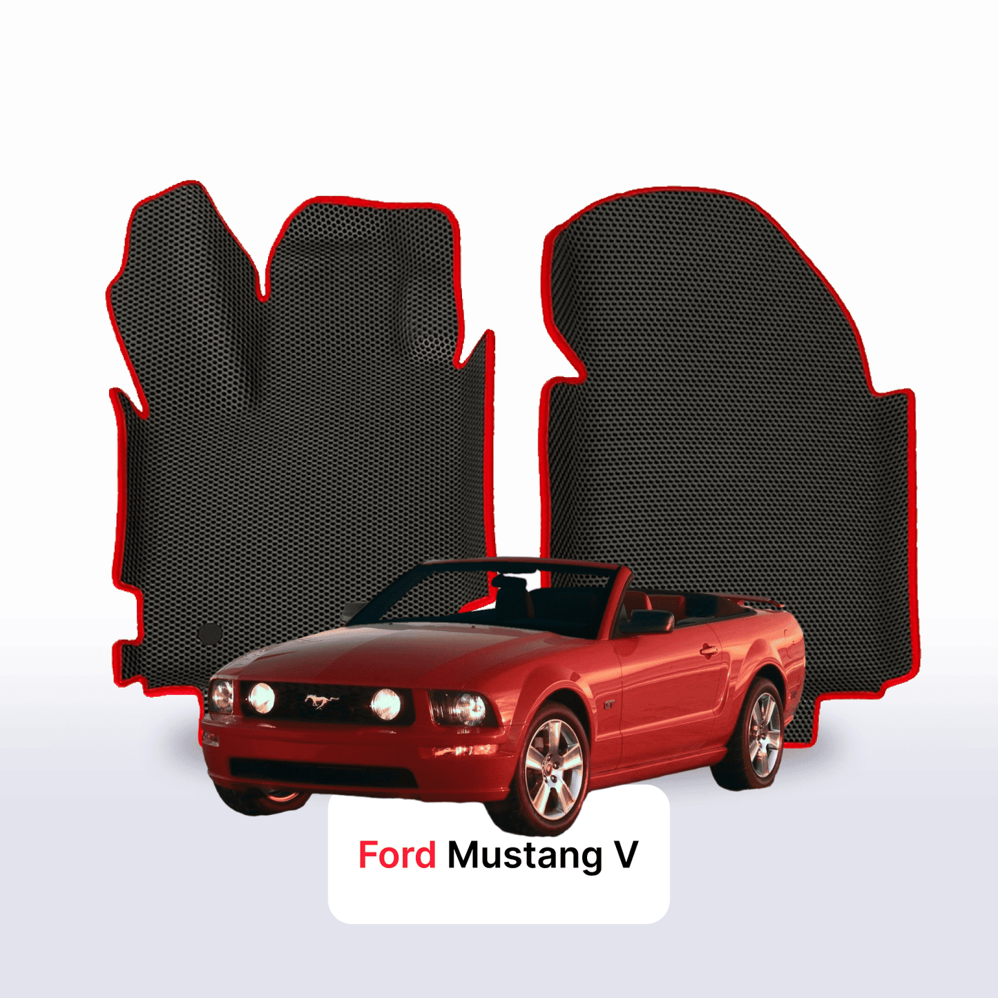 EVA auto paklāji Ford Mustang 5 paaudze 2004-2014 gads KABRIOLETS