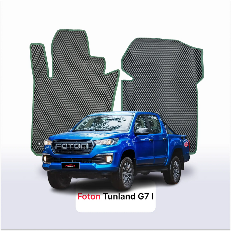 EVA auto paklāji Foton Tunland G7 1 paaudze 2019-2027 gads Pick-Up  double cabin