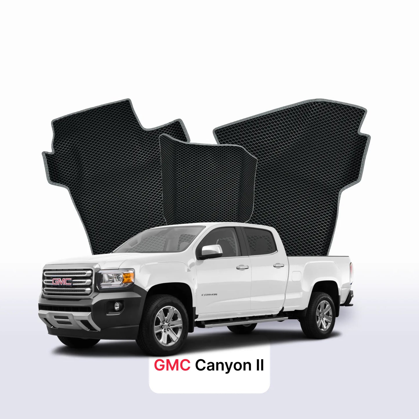 EVA auto paklāji GMC Canyon 2 paaudze 2014-2023 gads PICK-UP double cabin