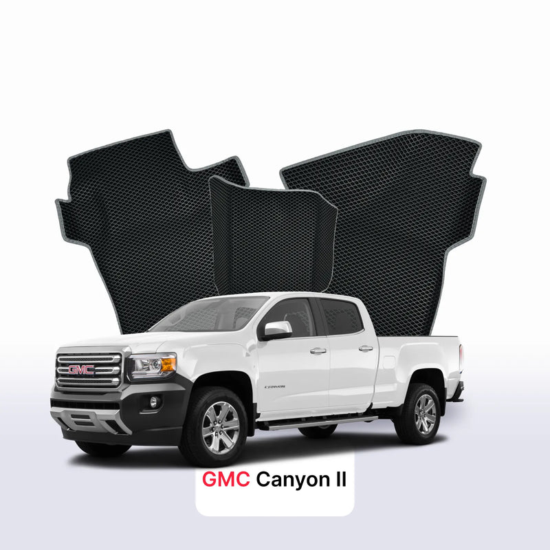 EVA auto paklāji GMC Canyon 2 paaudze 2014-2023 gads PICK-UP double cabin