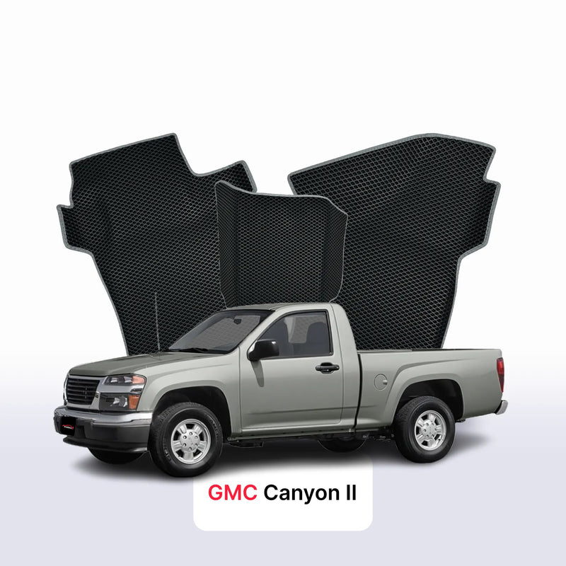 EVA auto paklāji GMC Canyon 2 paaudze 2014-2023 gads PICK-UP single cabin