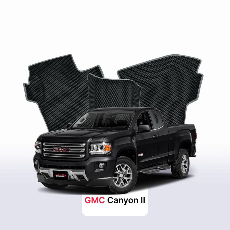 EVA auto paklāji GMC Canyon 2 paaudze 2014-2023 gads Pick-Up one-and-half cabin