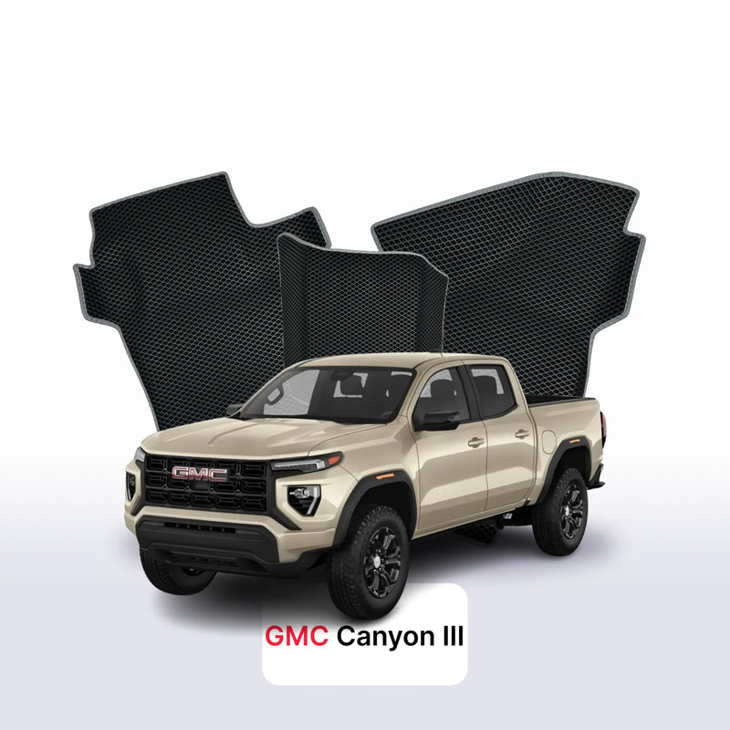 EVA auto paklāji GMC Canyon 3 paaudze 2024-2030 gads PICK-UP double cabin