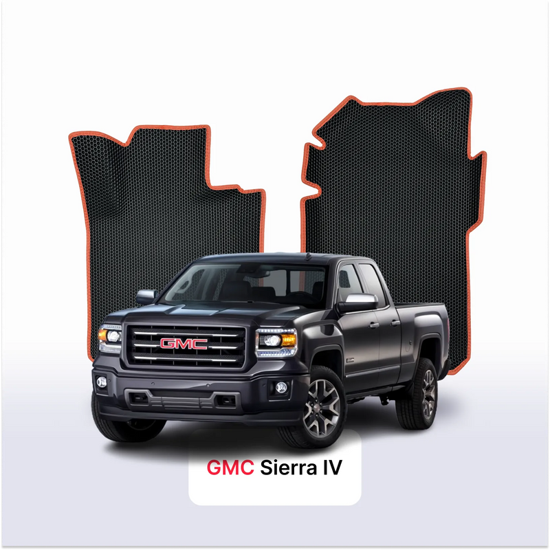 EVA auto paklāji GMC Sierra 4 paaudze 2013-2019 gads Pick-Up double cabin