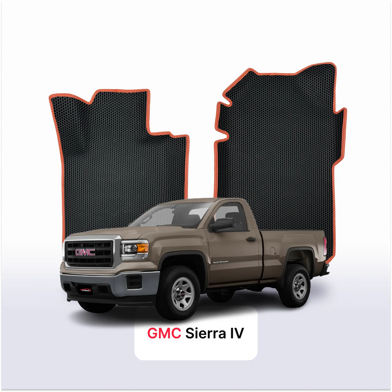 EVA auto paklāji GMC Sierra 4 paaudze 2013-2019 gads Pick-Up single cabin