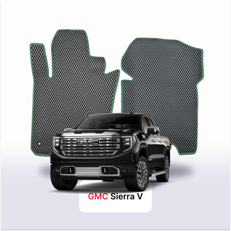 EVA auto paklāji GMC Sierra 5 paaudze 2018-2026 gads Pick-Up double cabin