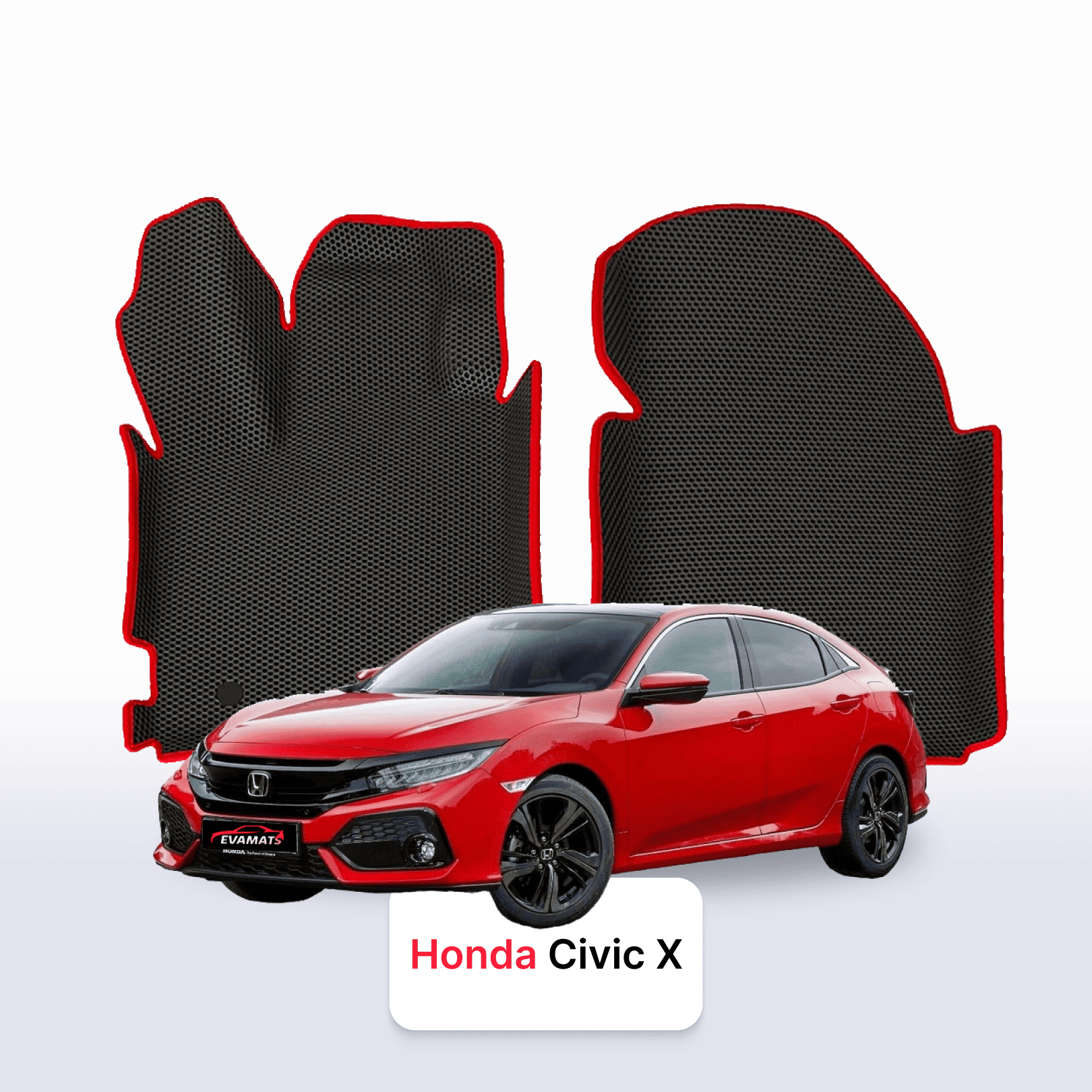 EVA auto paklāji Honda Civic 10 paaudze 2015-2021 gads HEČBEKS 5 durvju