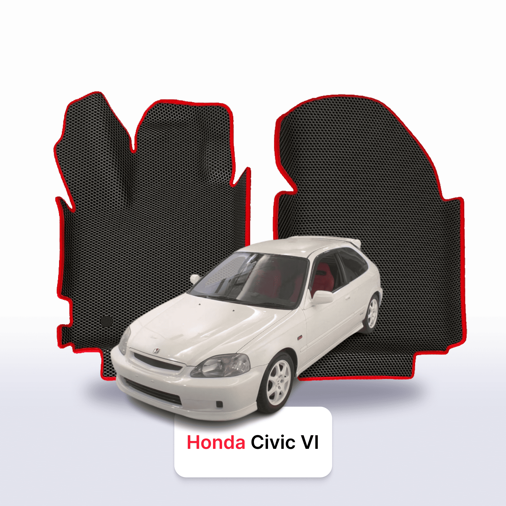 EVA auto paklāji Honda Civic 6 paaudze 1995-2001 gads HEČBEKS 3 durvju