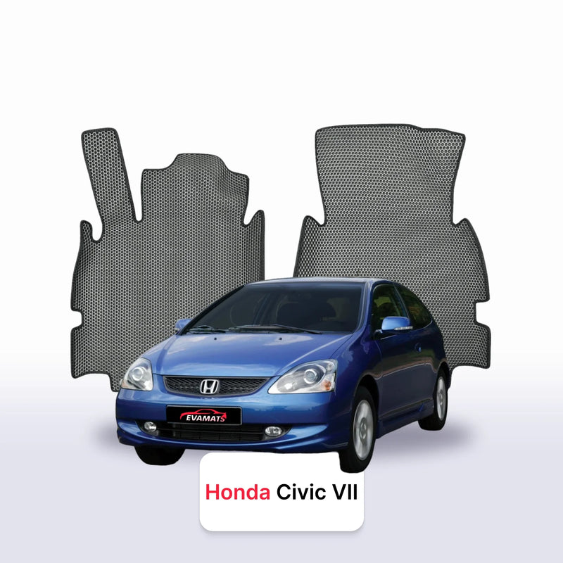 EVA auto paklāji Honda Civic 7 paaudze 2000-2006 gads HEČBEKS 3 durvju