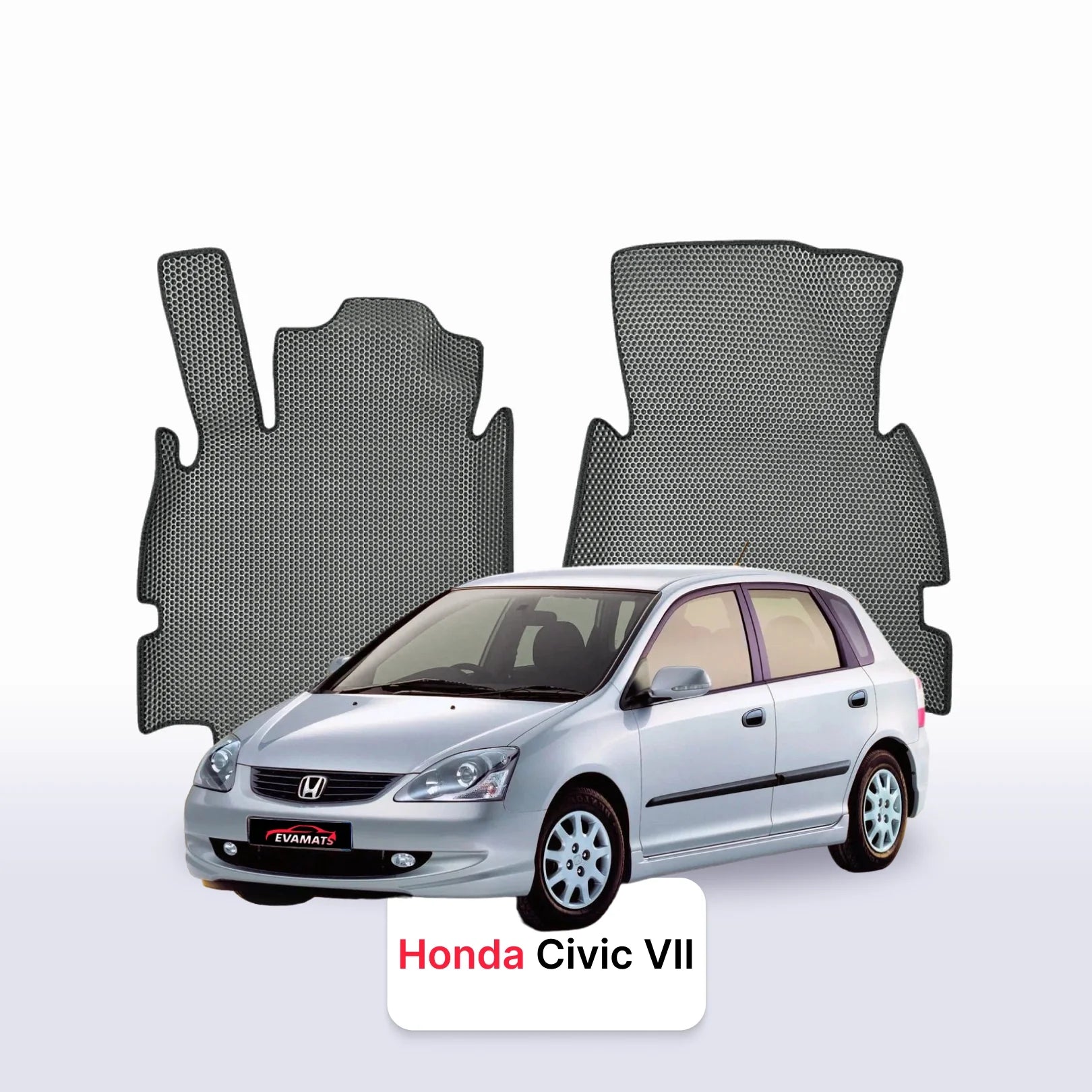 EVA auto paklāji Honda Civic 7 paaudze 2000-2006 gads HEČBEKS 5 durvju